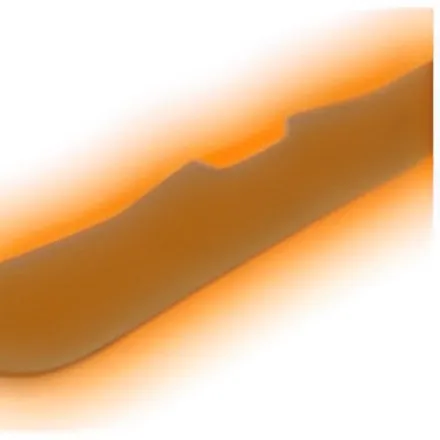 Neon Orange Snowboard
