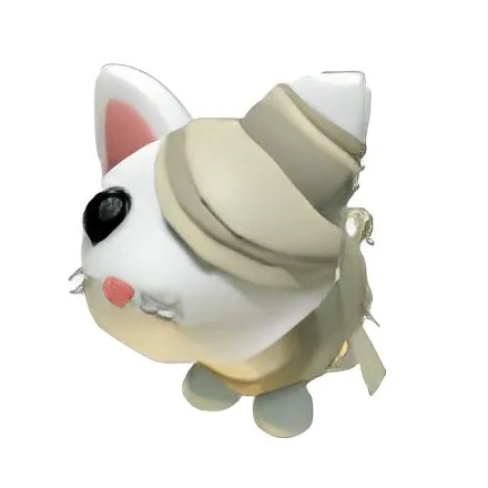 White Mummy Cat