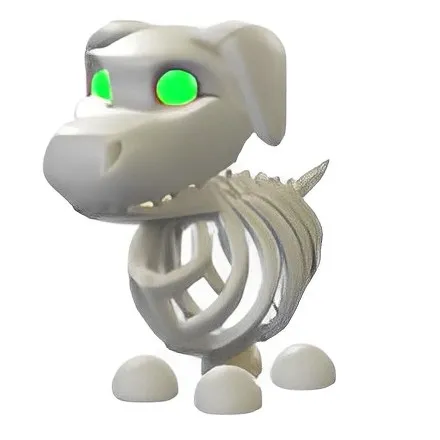 White Skeleton Dog