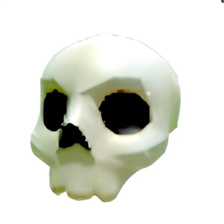Halloween White Skull Hat