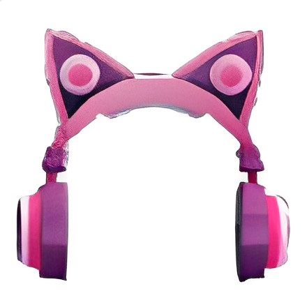 Pink Cat Ear Headphones