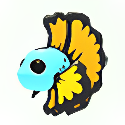 Blue Betta Fish