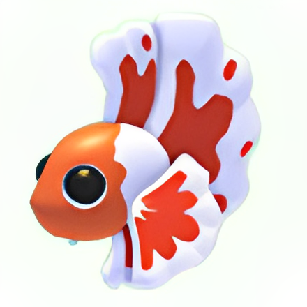 Orange Betta Fish
