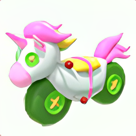 Unicorn Zombie Ponycycle