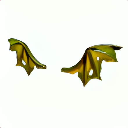 Halloween Green Zombie Bat Wings