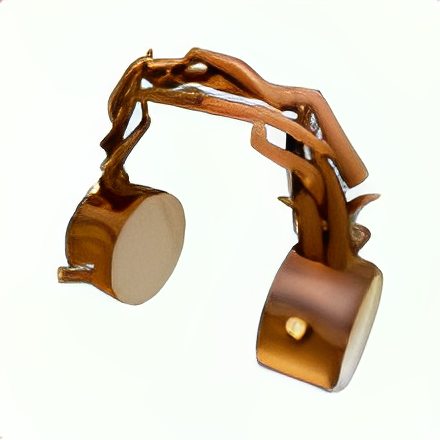 Eco Brown Branch Headphones