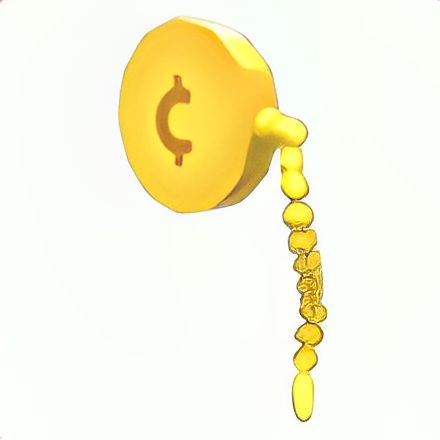 Gold Coin Monocle