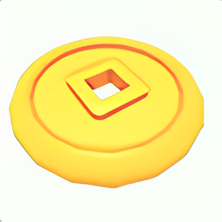 Lucky Coin Flying Disc